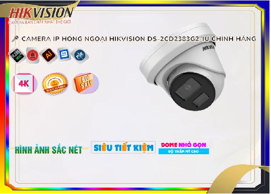Lắp đặt camera tân phú Camera Hikvision DS-2CD2383G2-IU