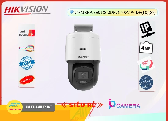 Lắp đặt camera tân phú Camera Hikvision DS-2DE2C400MW-DE(F0)(S7)