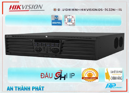 Lắp đặt camera tân phú Đầu Ghi Hikvision DS-9632NI-I16