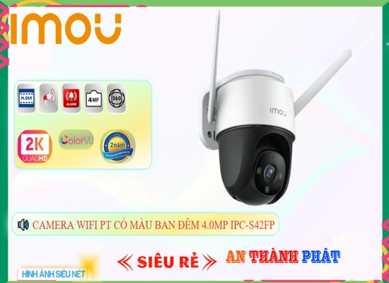 Lắp đặt camera tân phú Camera Wifi Imou Với giá cạnh tranh IPC-S42FP