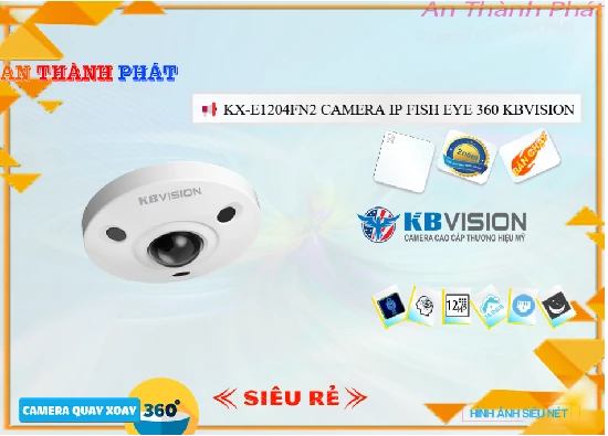 Lắp đặt camera tân phú Camera KBvision KX-E1204FN2