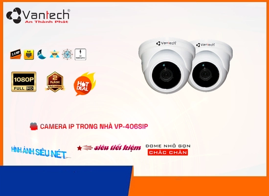 Lắp đặt camera tân phú Camera An Ninh VanTech VP-406SIP Chức Năng Cao Cấp