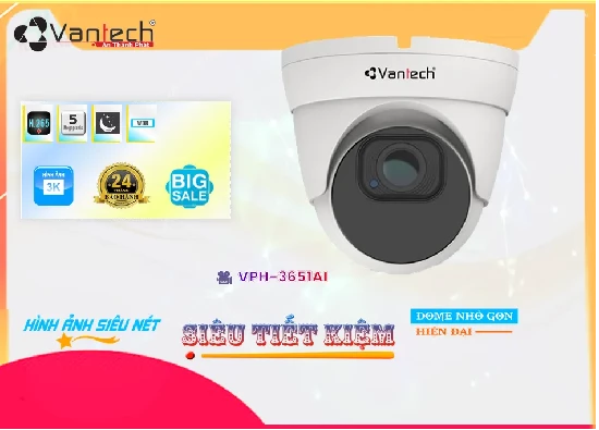 Lắp đặt camera tân phú Camera VanTech VPH-3652AI