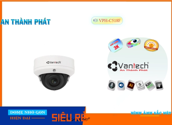 Lắp đặt camera tân phú Camera VanTech đang khuyến mãi VPH-C518F