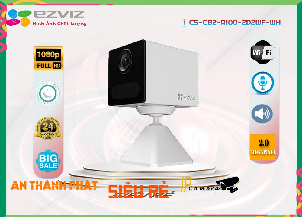Camera Wifi Ezviz CS-CB2-R100-2D2WF-WH,thông số CS-CB2-R100-2D2WF-WH, Wifi CS-CB2-R100-2D2WF-WH Giá rẻ,CS CB2 R100