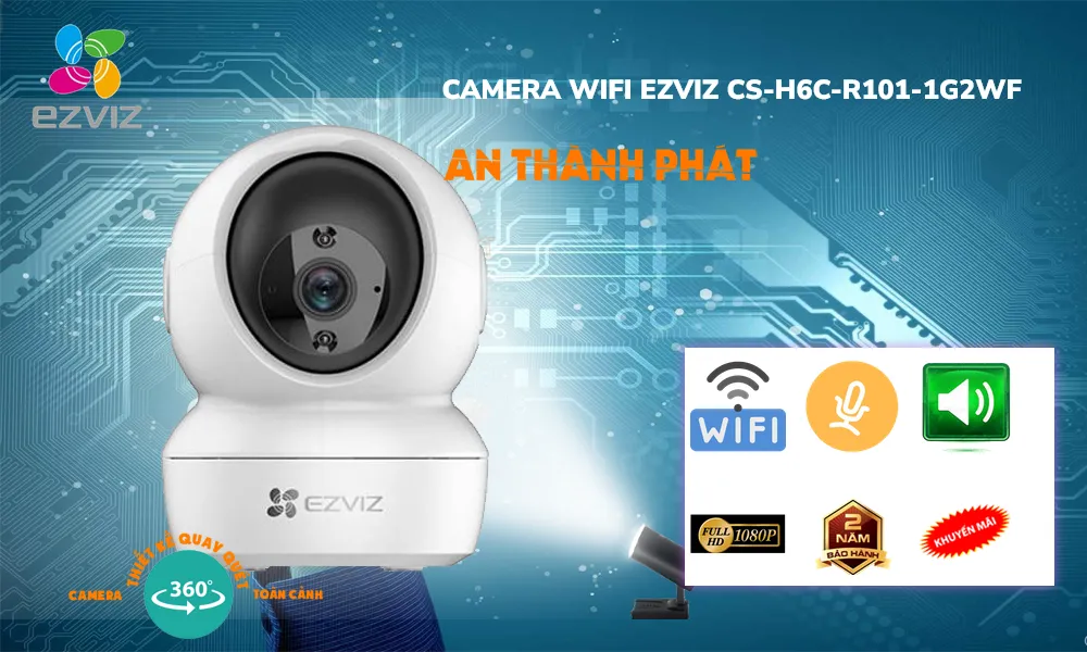 Điểm nổi bật camera wifi Ezviz CS-H6c-R101-1G2WF