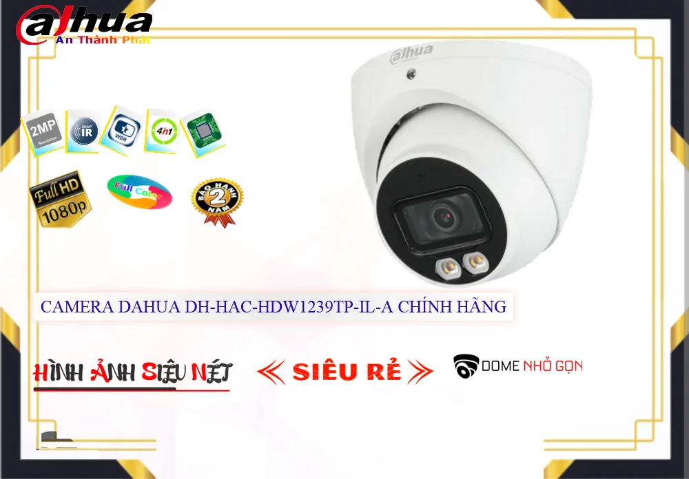 Camera Dahua DH-HAC-HDW1239TP-IL-A,DH-HAC-HDW1239TP-IL-A Giá rẻ,DH-HAC-HDW1239TP-IL-A Giá Thấp Nhất,Chất Lượng HD