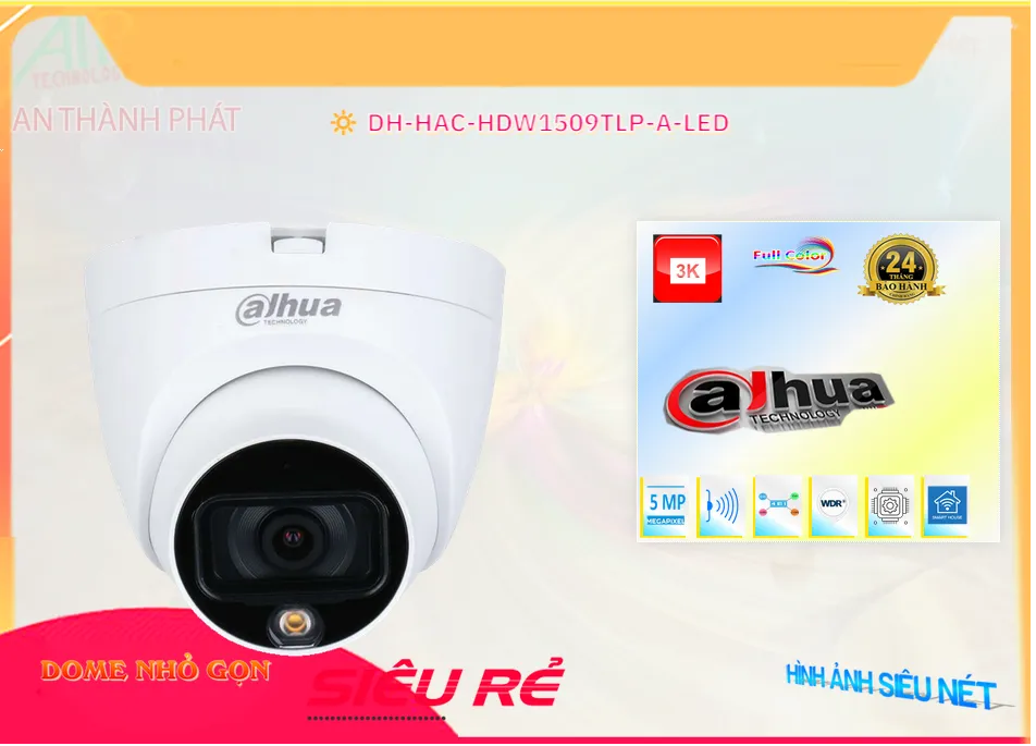 Camera DH-HAC-HDW1509TLP-A-LED Dahua Sắc Nét ✨,DH-HAC-HDW1509TLP-A-LED Giá Khuyến Mãi, HD Anlog DH-HAC-HDW1509TLP-A-LED
