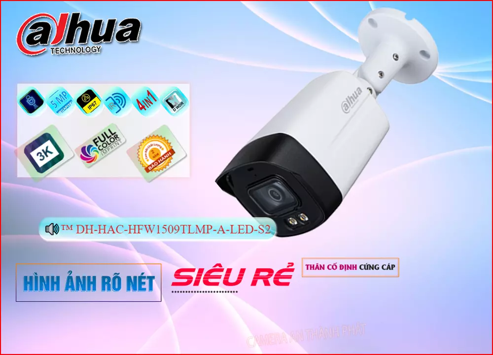 Camera dahua DH-HAC-HFW1509TLMP-A-LED-S2 ghi âm,thông số DH-HAC-HFW1509TLMP-A-LED-S2,DH HAC HFW1509TLMP A LED S2,Chất