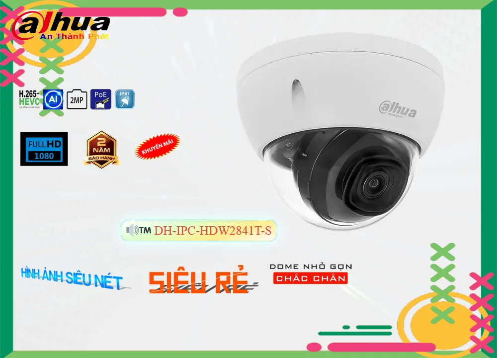 Camera Dahua DH-IPC-HDW2841T-S,Giá DH-IPC-HDW2841T-S,DH-IPC-HDW2841T-S Giá Khuyến Mãi,bán Camera  Dahua