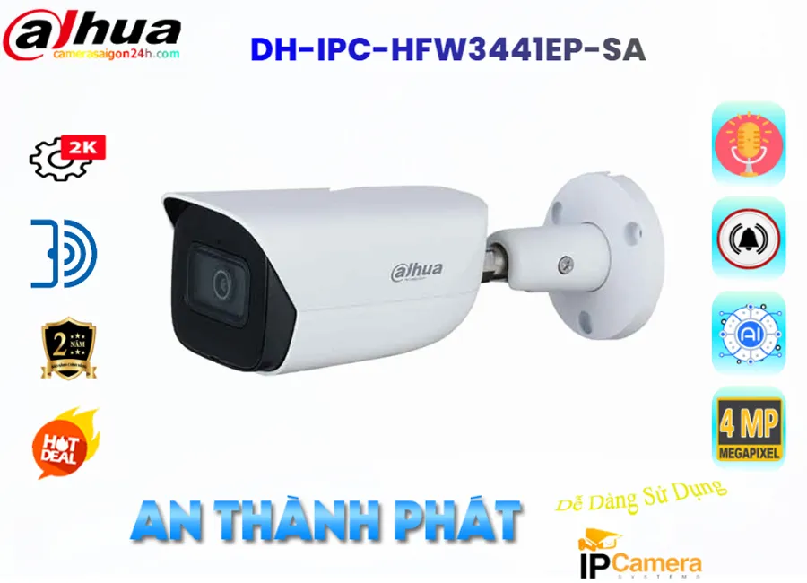 Camera IP Dahua DH-IPC-HFW3441EP-SA,thông số DH-IPC-HFW3441EP-SA, Ip POE Sắc Nét DH-IPC-HFW3441EP-SA Giá rẻ,DH IPC
