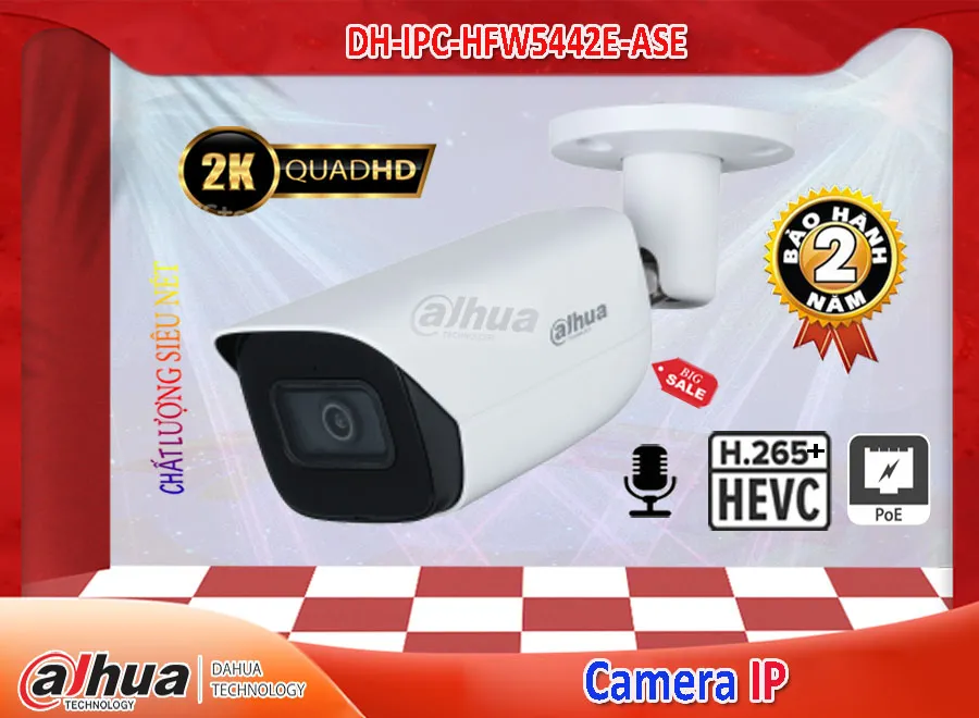 Camera IP Dahua DH-IPC-HFW5442E-ASE,thông số DH-IPC-HFW5442E-ASE,DH IPC HFW5442E ASE,Chất Lượng