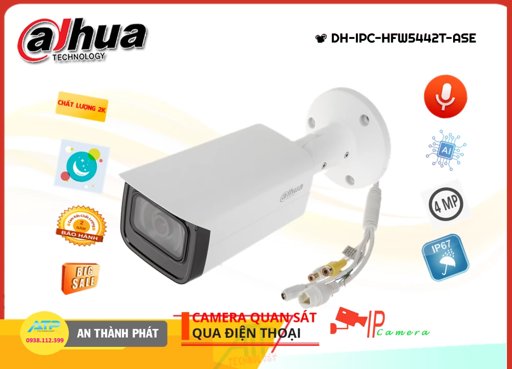 Camera Dahua DH-IPC-HFW5442T-ASE,thông số DH-IPC-HFW5442T-ASE, HD IP DH-IPC-HFW5442T-ASE Giá rẻ,DH IPC HFW5442T