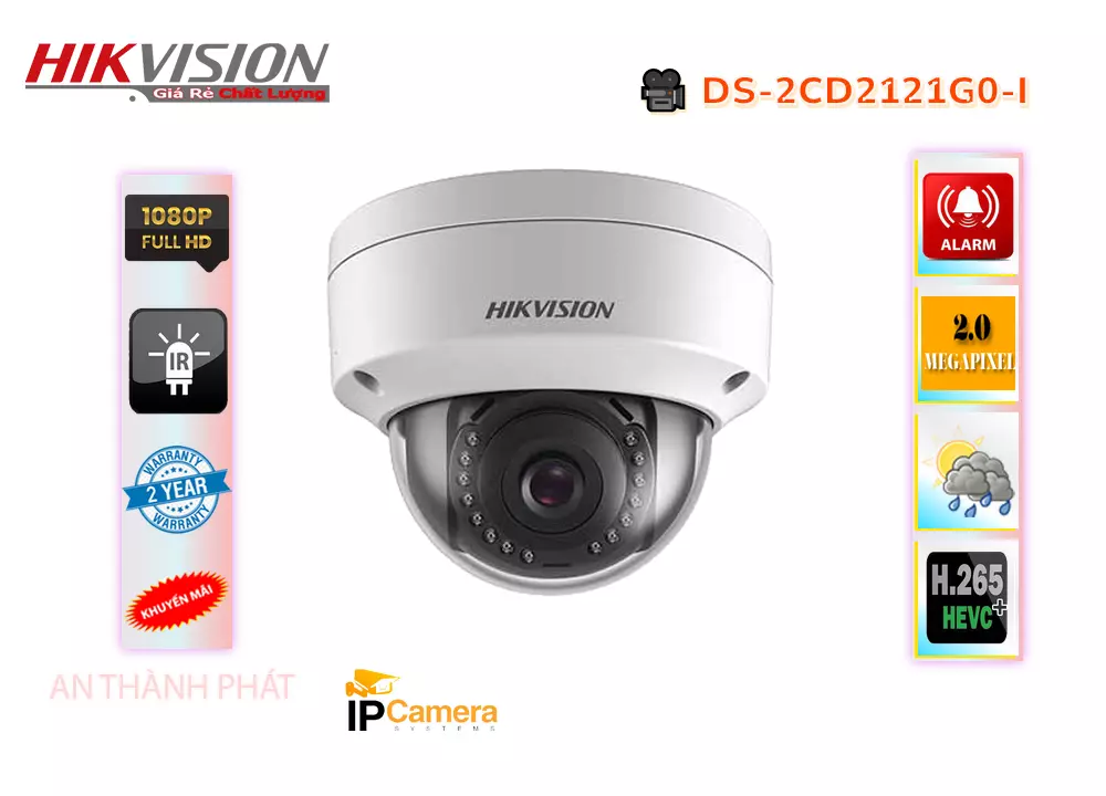 DS 2CD2121G0 I,Camera Hivision DS-2CD2121G0-I,DS-2CD2121G0-I Giá rẻ, Cấp Nguồ Qua Dây Mạng DS-2CD2121G0-I Công Nghệ