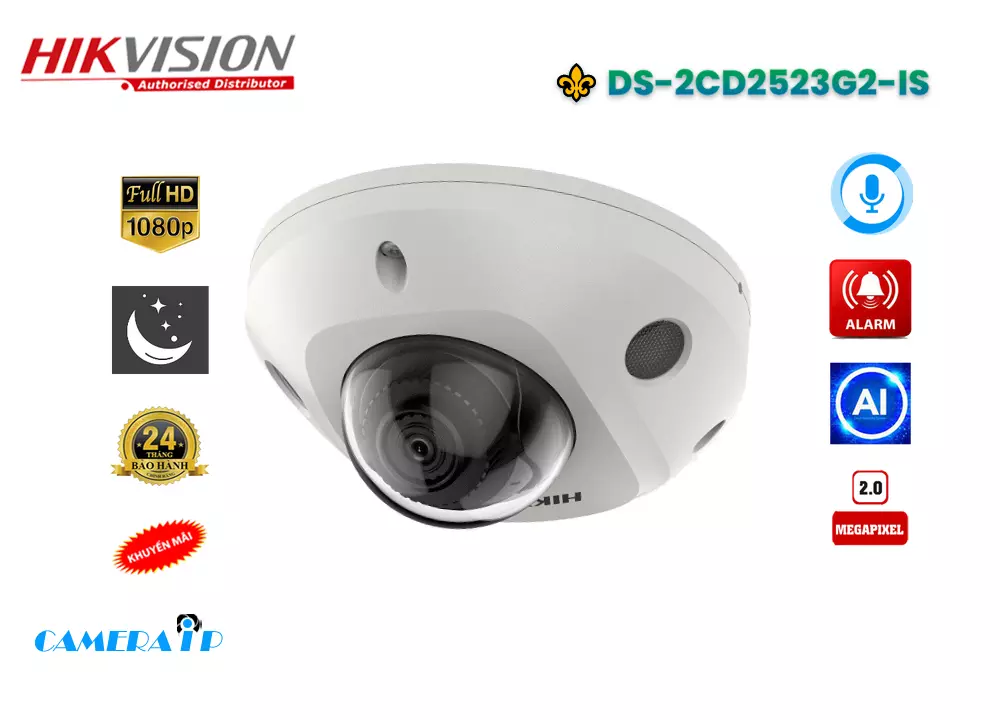 Camera Hikvision DS-2CD2523G2-IS,thông số DS-2CD2523G2-IS, IP POEDS-2CD2523G2-IS Giá rẻ,DS 2CD2523G2 IS,Chất Lượng