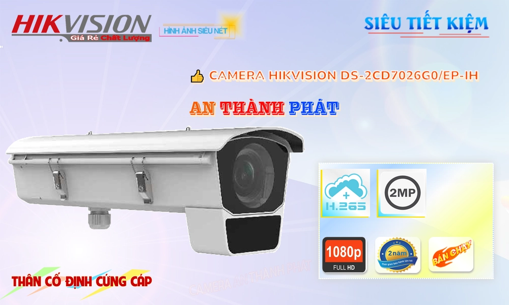 Camera Hikvision DS-2CD7026G0-EP-IH