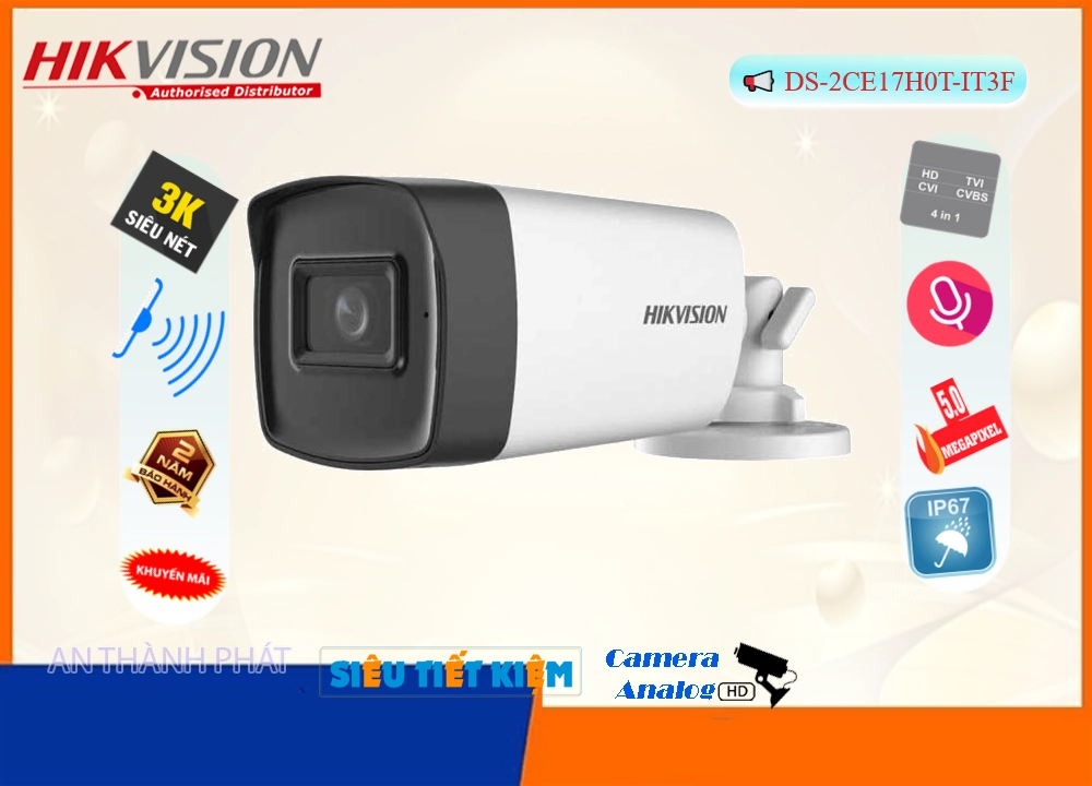 ✲ Camera DS-2CE17H0T-IT3F Dome Kim Loại,thông số DS-2CE17H0T-IT3F, Công Nghệ HD DS-2CE17H0T-IT3F Giá rẻ,DS 2CE17H0T
