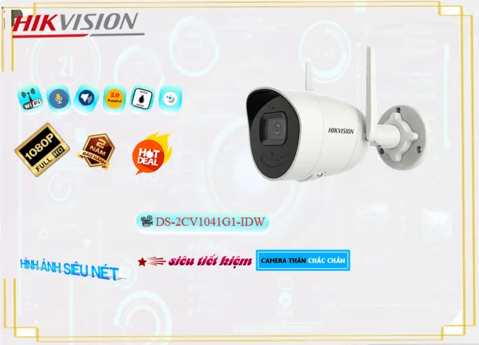 Camera IP Wifi Ngoài Trời Hikvision DS-2CV1041G1-IDW,DS-2CV1041G1-IDW Giá rẻ,DS 2CV1041G1 IDW,Chất Lượng Camera