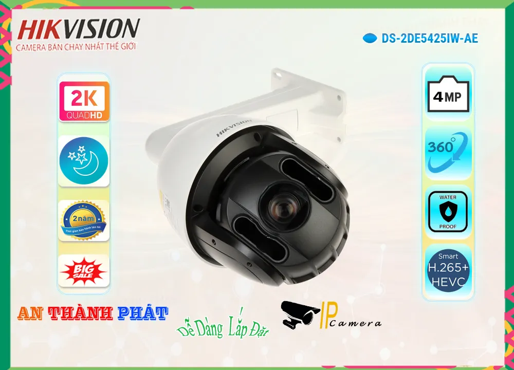 Camera Hikvision DS-2DE5425IW-AE,thông số DS-2DE5425IW-AE, Ip POE Sắc Nét DS-2DE5425IW-AE Giá rẻ,DS 2DE5425IW AE,Chất