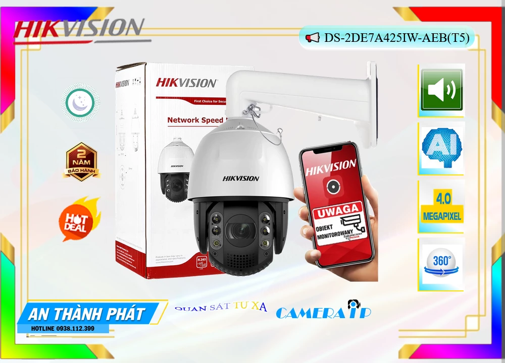 Camera Hikvision DS-2DE7A425IW-AEB(T5),DS-2DE7A425IW-AEB(T5) Giá rẻ,DS 2DE7A425IW AEB(T5),Chất Lượng
