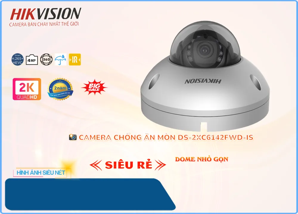 DS 2XC6142FWD IS,Camera Hikvision DS-2XC6142FWD-IS,Chất Lượng DS-2XC6142FWD-IS,Giá Ip Sắc Nét DS-2XC6142FWD-IS,phân