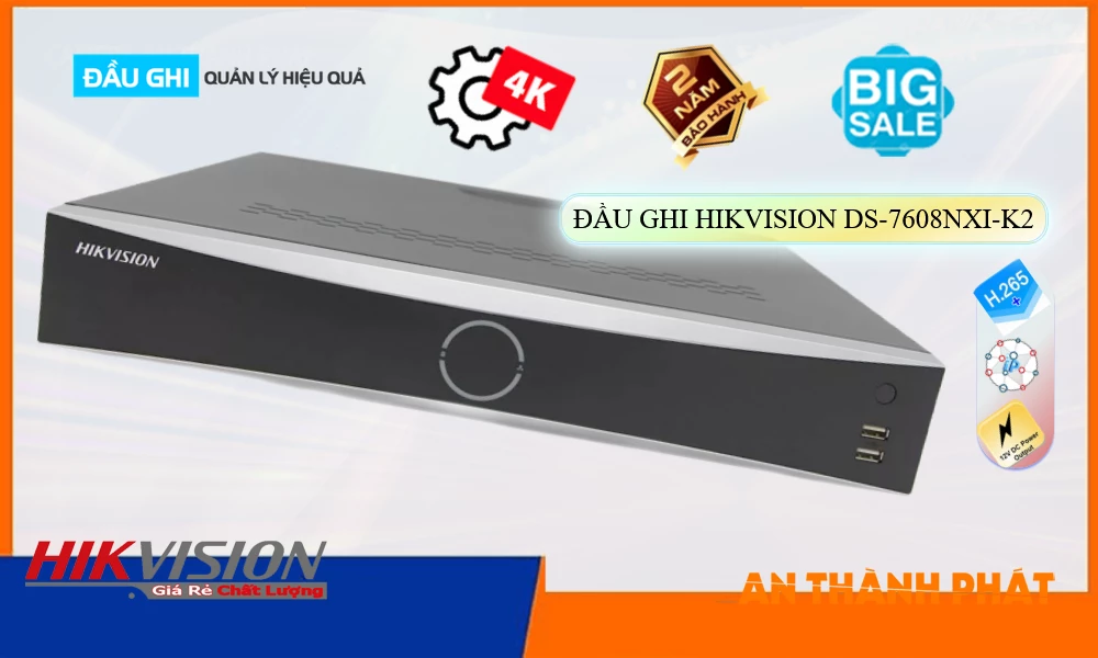 Đầu Ghi Hikvision DS-7608NXI-K2,Chất Lượng DS-7608NXI-K2,DS-7608NXI-K2 Công Nghệ Mới, IP DS-7608NXI-K2Bán Giá Rẻ,DS
