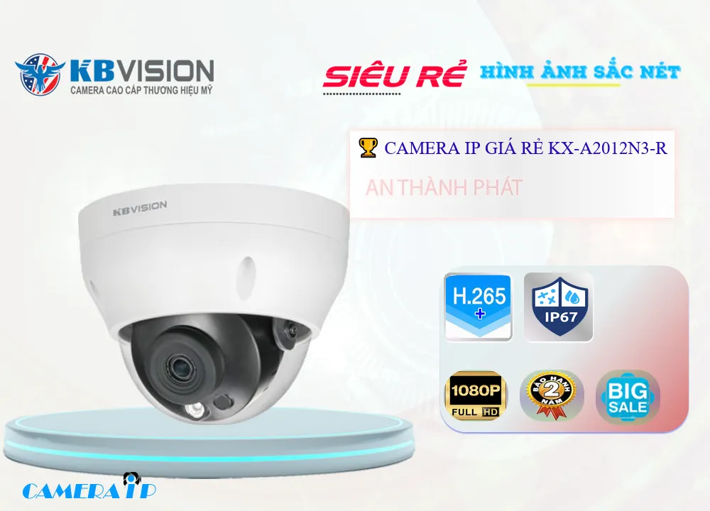 Camera IP Kbvision KX-A2012N3-R,KX A2012N3 R,Giá Bán Camera KX-A2012N3-R KBvision ,KX-A2012N3-R Giá Khuyến