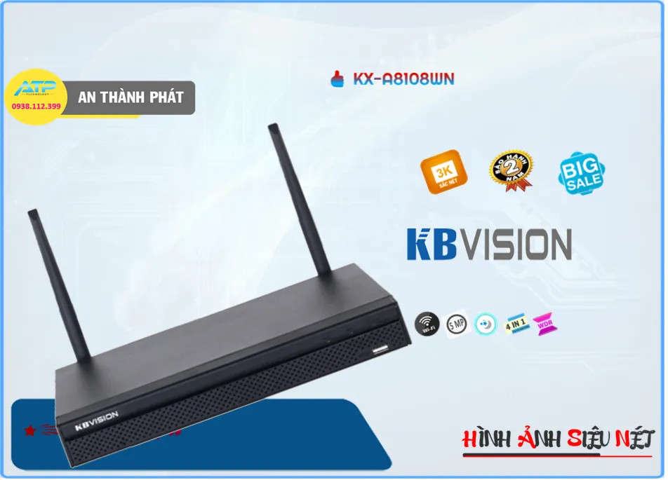 Đầu Thu KX-A8108WN KBvision,Giá IP Không Dây KX-A8108WN,phân phối KX-A8108WN,KX-A8108WN Bán Giá Rẻ,Giá Bán