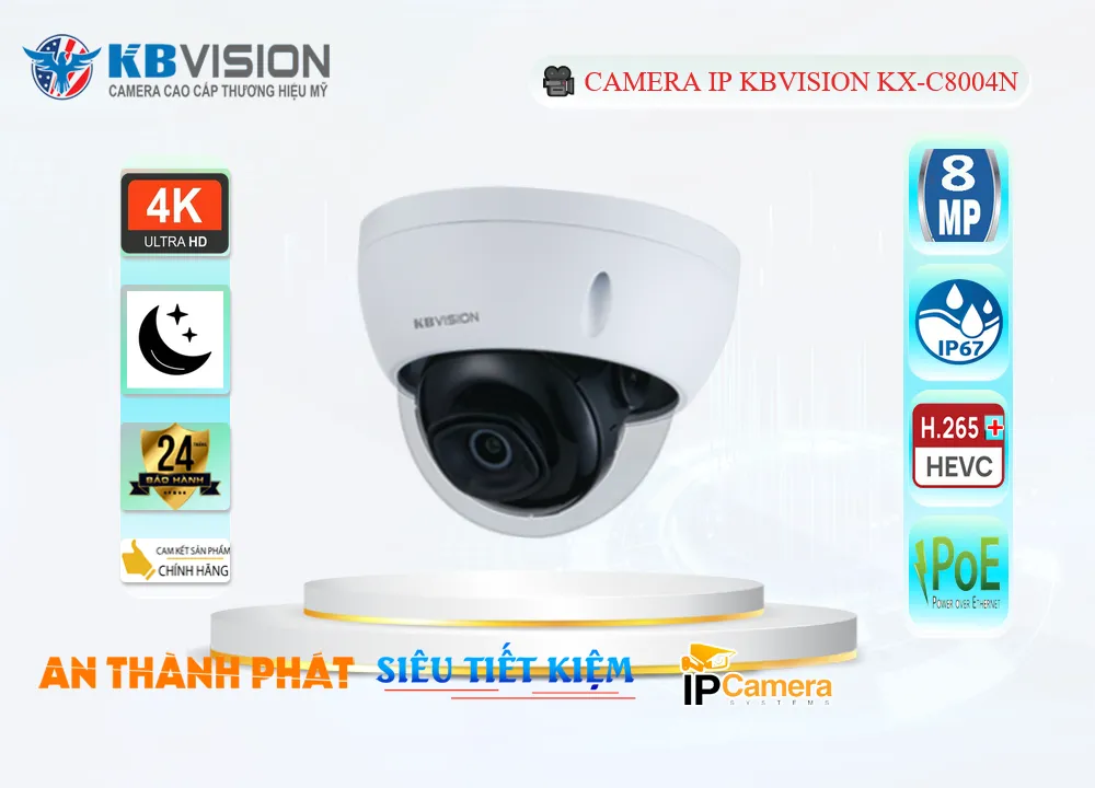 Camera IP Kbvision Dome KX-C8004N,Giá KX-C8004N,phân phối KX-C8004N,KX-C8004N KBvision Sắc Nét Bán Giá Rẻ,KX-C8004N Giá