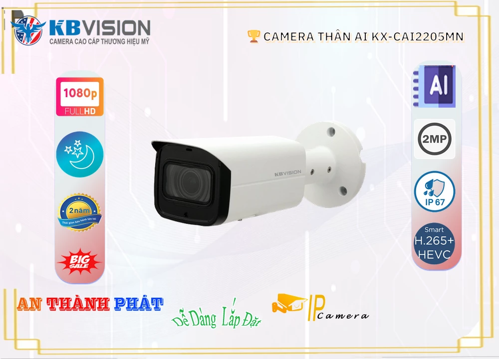 Camera Kbvision KX-CAi2205MN,Giá KX-CAi2205MN,KX-CAi2205MN Giá Khuyến Mãi,bán Camera KBvision Sắc Nét