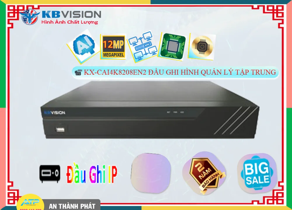 Đầu Ghi KBvision KX-CAi4K8208EN2,Giá Công Nghệ IP KX-CAi4K8208EN2,phân phối KX-CAi4K8208EN2,KX-CAi4K8208EN2Bán Giá