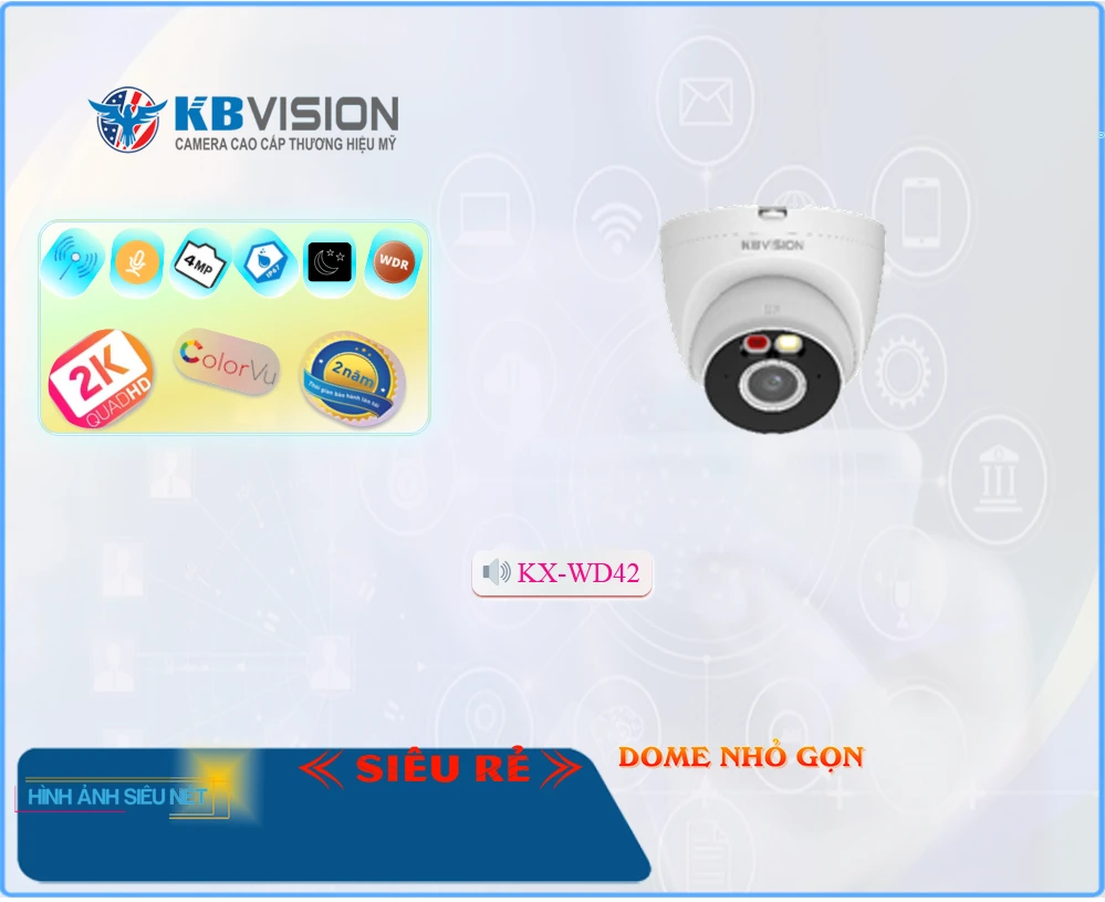 Camera KBvision KX-WD42 ۞,KX-WD42 Giá Khuyến Mãi, Wifi IP KX-WD42 Giá rẻ,KX-WD42 Công Nghệ Mới,Địa Chỉ Bán KX-WD42,KX