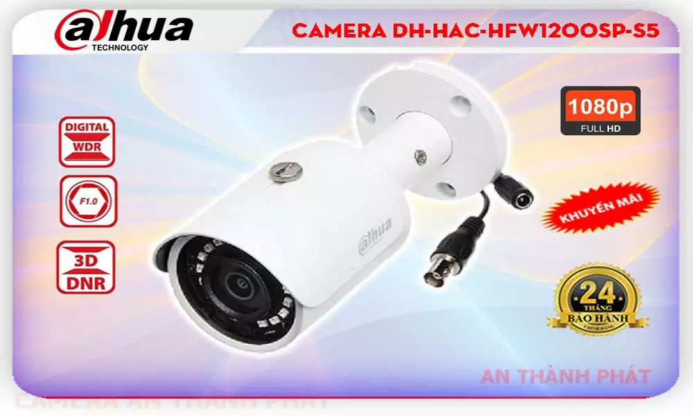 Camera dahua DH-HAC-HFW1200SP-S5,thông số DH-HAC-HFW1200SP-S5, Công Nghệ HD DH-HAC-HFW1200SP-S5 Giá rẻ,DH HAC HFW1200SP