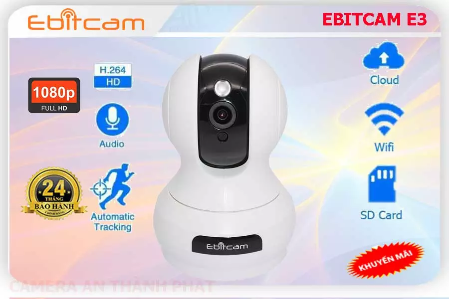 Lắp Camera Ebitcam E3 3MP,Ebitcame3,Giá Bán Camera Ebitcame3 Sắc Nét ,Ebitcame3 Giá Khuyến Mãi,Ebitcame3 Giá