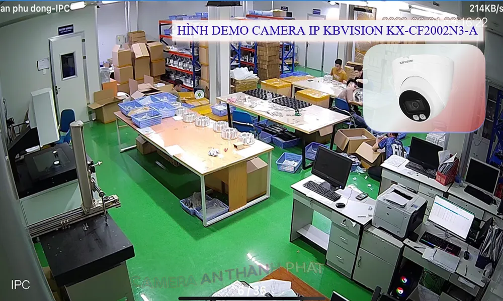 hình demo camera IP Kbvision KX-CF2002N3-A