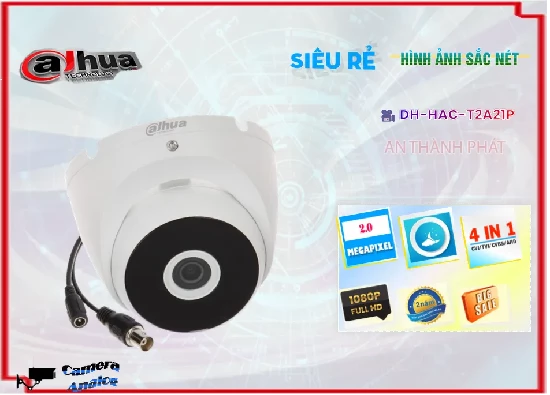 Lắp đặt camera tân phú Camera Giá Rẻ Dahua DH-HAC-T2A21P