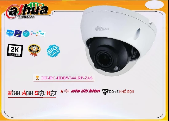 Lắp đặt camera tân phú Camera Dahua DH-IPC-HDBW3441RP-ZAS