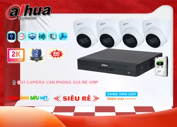 Lắp đặt camera tân phú Gói Camera Văn Phòng Giá Rẻ 4MP