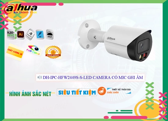 Lắp đặt camera tân phú Camera Dahua DH-IPC-HDW2449T-S-LED
