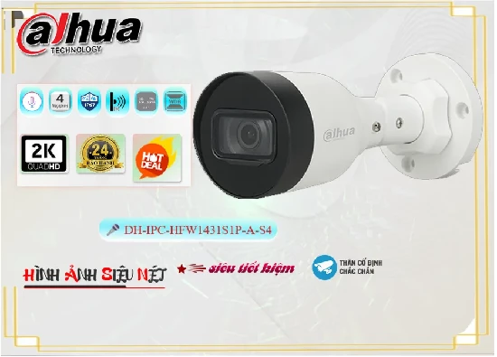 Lắp đặt camera tân phú Camera Dahua DH-IPC-HFW1431S1P-A-S4