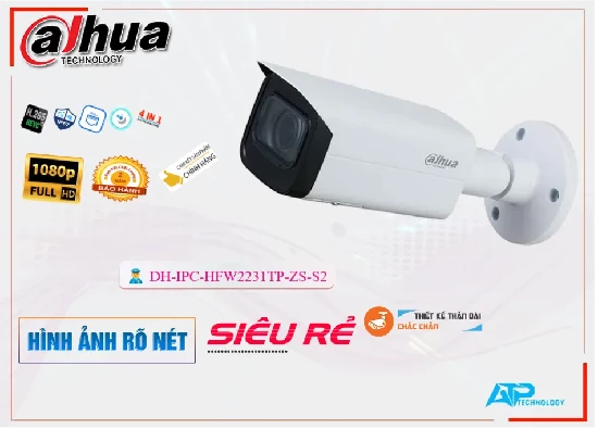 Lắp đặt camera tân phú Camera Dahua DH-IPC-HFW2231TP-ZS-S2