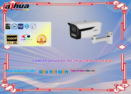 Lắp đặt camera tân phú Camera Dahua DH-IPC-HFW2249M-AS-LED-B