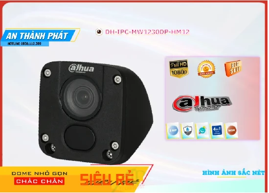 Lắp đặt camera tân phú Camera Dahua DH-IPC-MW1230DP-HM12