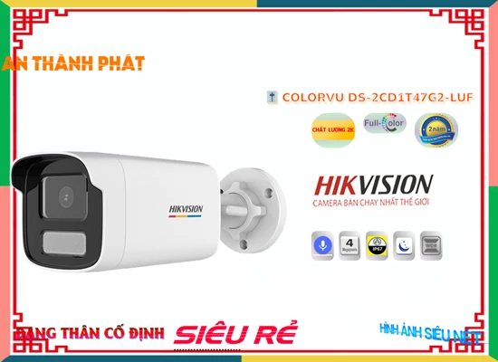Lắp đặt camera tân phú Camera An Ninh Hikvision DS-2CD1T47G2-LUF Giá rẻ ✅