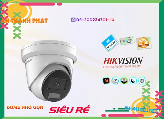Lắp đặt camera tân phú Camera Hikvision Thiết kế Đẹp DS-2CD2347G1-LU ✨