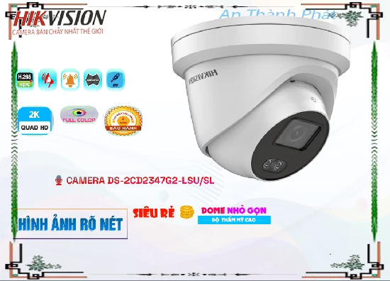 Lắp đặt camera tân phú Camera Hikvision DS-2CD2347G2-LSU/SL