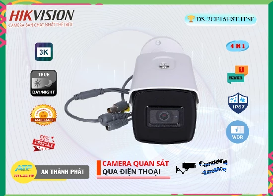 Lắp đặt camera tân phú Camera Hikvision DS-2CE16H8T-IT5F