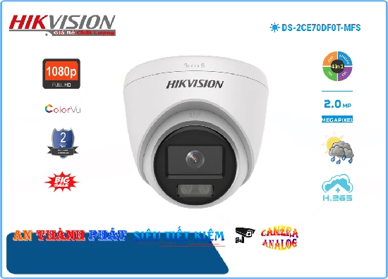Lắp đặt camera tân phú Camera Hikvision DS-2CE70DF0T-MFS