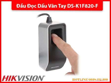 Lắp đặt camera Đầu Đọc Vân Tay DS-K1F820-F