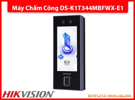 Lắp đặt camera Máy Chấm Công DS-K1T344MBFWX-E1